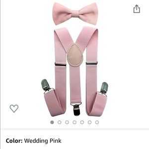 Toddlers Suspenders and Bow Tie Set 💘